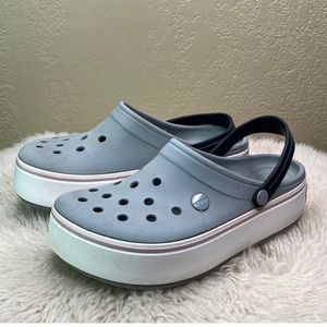 Crocs platform size 8